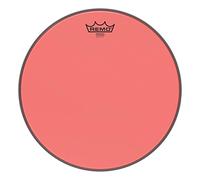 Remo parche de batería Colortone Emperor Clear Rojo - 16" - BE-0316-CT-RD
