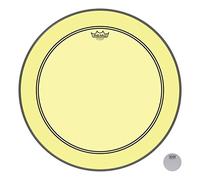 Remo parche de batería Colortone Powerstroke 3 Clear Amarillo - 20″ - P3-1320-CT-YE