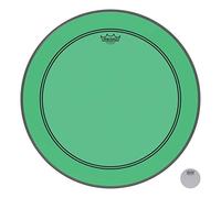 Remo Powerstroke 3 Colortone Green Bass Drum Head Verde, 22" P3-1322-CT-GN