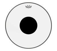 Remo parche de batería CS Ambassador transparente con Black Dot en la superficie del parche bombo 18" - CS-1318-10