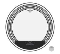 Remo parche de batería Powersonic transparente para bombo - 20" - PW-1320-00