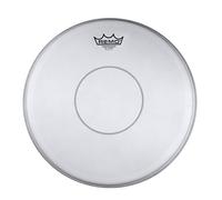 Remo parche de batería Powerstroke 77 - Blanco rugoso con aro de amortiguación de 7 mil y parche central (dot) transparente de 5 mil - 13" - P7-0113-C2