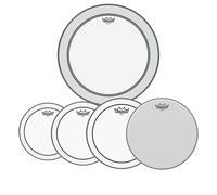 Remo Pinstripe Complete Pack - 10 12 14" Heads w/20 P3 + Free 14 Ambassador