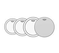 Remo Pinstripe Tom Pack - 10 12 14" Heads + Free 14 Ambassador