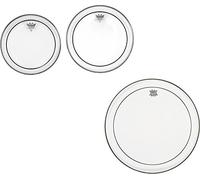 Remo pp-0910-ps Pinstripe Clear Tomfell Pack - 30,5 cm, 33 cm y 40,6 cm, transparente, paquete de 10, 12 y 16 pulgadas