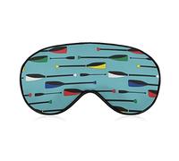 Remo Remo en el agua Máscara para los ojos con correa ajustable para hombres y mujeres Noche para dormir Siesta de viaje