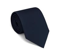 Remo Sartori - Corbata larga extra larga XL de seda monocolor, longitud de 155 cm a 175 cm, fabricada en Italia, para hombre, azul navy, Lunghezza 175 cm