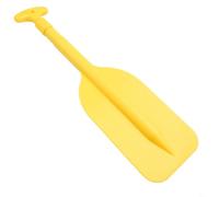 Remo telescópico de longitud ajustable con hoja de plástico y eje de aleación de aluminio para kayak, ligero y compacto para un fácil almacenamiento (amarillo)