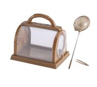Remoción de lombrices de Lluvia Gap de Gusano de Robo de lombrices, de resonancia del Piso | Cebador de Cebo, Plegable, Receptor de Moscas Multifuncional, Extractor de Gusano Manual, y herr