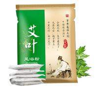 Remojo desintoxicante para pies, 100 bolsas de remojo de spa para pies en polvo de artemisa natural, portabe herbal desechable para viajes en casa..