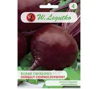 Remolacha roja redonda de color rojo oscuro - redonda