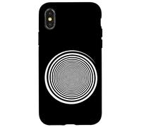 Remolino Blanco Autohipnosis Hipnótico Trance Música Trippy Remolino Carcasa para iPhone X/XS