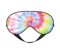 Remolino en espiral de arco iris Tie Dye, Cubreojos completos Antifaz bloqueador de luz Antifaz para dormir Antifaz suave con los ojos vendados Noche