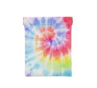 Remolino en Espiral de Arco Iris Tie Dye, Squeeze Top Wallet Bolsa de Almacenamiento para Mujer Monedero pequeño Bolsa de Cambio
