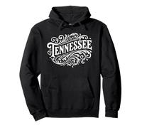 Remolinos de Escritura Vintage de Tennessee para Mujer Sudadera con Capucha