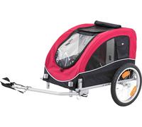 Tráiler Bicicleta, M, 43×45×73 cm, Rojo/Negro