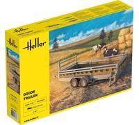 Remolque De Mercancías 1:24 Kit De Modelo De Plástico HELLER