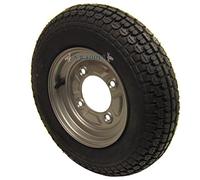 Remolque de neumático y rueda 3.50-8 con 115mm PCD para Erde, 4 pliegues Daxara TRSP12