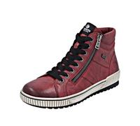 Remonte D0772, Botas con Cordones Mujer, Rojo, 38 EU