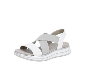 Remonte D1j50, Sandalia Mujer, Blanco Frost Silver 80, 39 EU