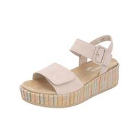 Remonte D1n54, Sandalias de cuña Mujer, Beige, 43 EU