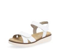 Remonte D2049, Sandalia Mujer, Blanco 83, 39 EU
