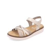 Remonte D2058, Sandalia Mujer, Metallic 90, 39 EU