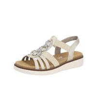 Remonte D2073, Sandalia Mujer, Concha Beige Oro 60, 37 EU