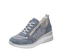 Remonte D2401, Zapatillas Bajas Mujer, Azul, 42 EU
