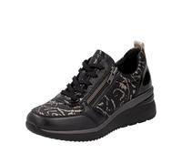 Remonte D2401, Zapatillas Bajas Mujer, Negro, 39 EU