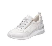 Remonte D2401, Zapatillas Bajas Mujer, Plata, 42 EU