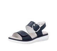 Remonte D2k50, Sandalias con Cuña Mujer, Azul, 39 EU