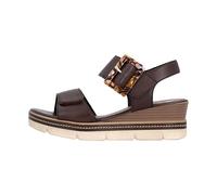 Remonte D2l53, Sandalias con Cuña Mujer, Marrón, 45 EU
