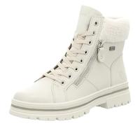 Remonte D2U74 - Botas con cordones para mujer, color blanco, talla 36 EU, Blanco, 36 EU