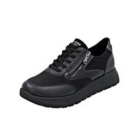 Remonte D2v02, Sneaker Low Mujer, Negro, 42 EU, Negro, 42 EU