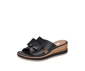 Remonte D6456, Sandalias con cuña Mujer, Negro 00, 39 EU