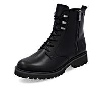 Remonte Botas de mujer D8656 con cordones, color negro, talla 40 EU, Negro, 40 EU