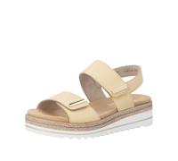 Remonte Femme D0q59 - Sandalias de cuña, color amarillo, 37 EU