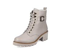 Remonte Mujer Botines D0A74, señora Botas Estilo Biker,Plantilla Desmontable,Forradas,Botas de Invierno,Botas,Beige,41 EU / 7.5 UK