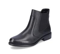 Remonte Mujer Botines D0F70, señora Botas Chelsea,Plantilla Desmontable,Botas,Medias Botas,botín,Bota de Deslizamiento,Plano,Schwarz,36 EU / 3.5 UK
