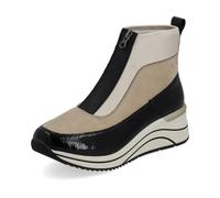 Remonte Mujer Botines D0T71, señora Botines con Plataforma,Plantilla Desmontable,Medias Botas de Plataforma,Botas,Alto,Beige Kombi,36 EU / 3.5 UK
