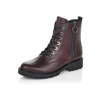 Botas De Tobillo Casual Con Cierre De Cremallera Y Cordones Para Damas - D8671