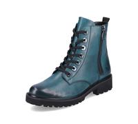 Remonte Mujer Botines D8671, señora Botines con Cordones,Plantilla Desmontable,Botas Cortas,Botas con Cordones,Cremallera,Blau,38 EU / 5 UK