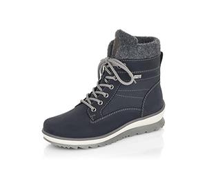 Remonte Mujer Botines R8477, señora Botines con Cordones,Plantilla Desmontable,Repelente,remonteTEX