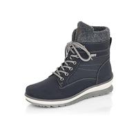 Remonte Mujer Botines R8477, señora Botines con Cordones,Plantilla Desmontable,Repelente,remonteTEX,Botas de Invierno,Blau Kombi,36 EU / 3.5 UK