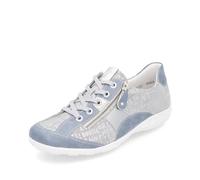 Remonte Mujer Zapatos Bajos R3403, señora Calzado cómodo,Plantilla Desmontable,Zapatos Bajos y cómodos,Cordones,Blau Kombi,41 EU / 7.5 UK