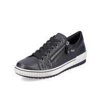 Remonte Mujer Zapatos con Cordones D0700, señora Zapatos Deportivos con Cordones,Plantilla Desmontable,Repelente,remonteTEX,Schwarz,40 EU / 6.5 UK