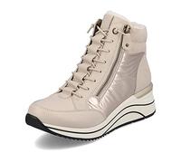 Remonte Mujer Zapatos con Cordones D0T72, señora Zapatos Deportivos con Cordones,Plantilla Desmontable,Zapato Informal,Beige Kombi,44 EU / 9.5 UK