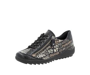 Remonte R1402, Cordones Mujer, Negro, 36 EU