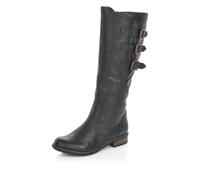 Remonte - R3370, Botas Altas Mujer, Negro (Asphalt 01), 40 EU
